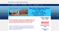 Desktop Screenshot of bassriverschooldistrict.org