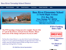 Tablet Screenshot of bassriverschooldistrict.org
